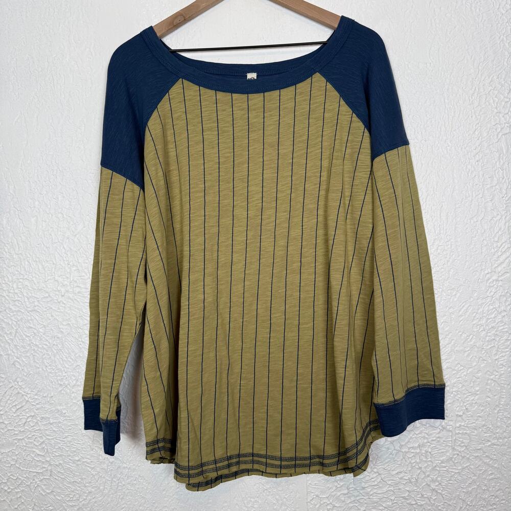 Free People Ragabond Rebel Heart Striped Pullover NWT Size Medium - Picture 2 of 5